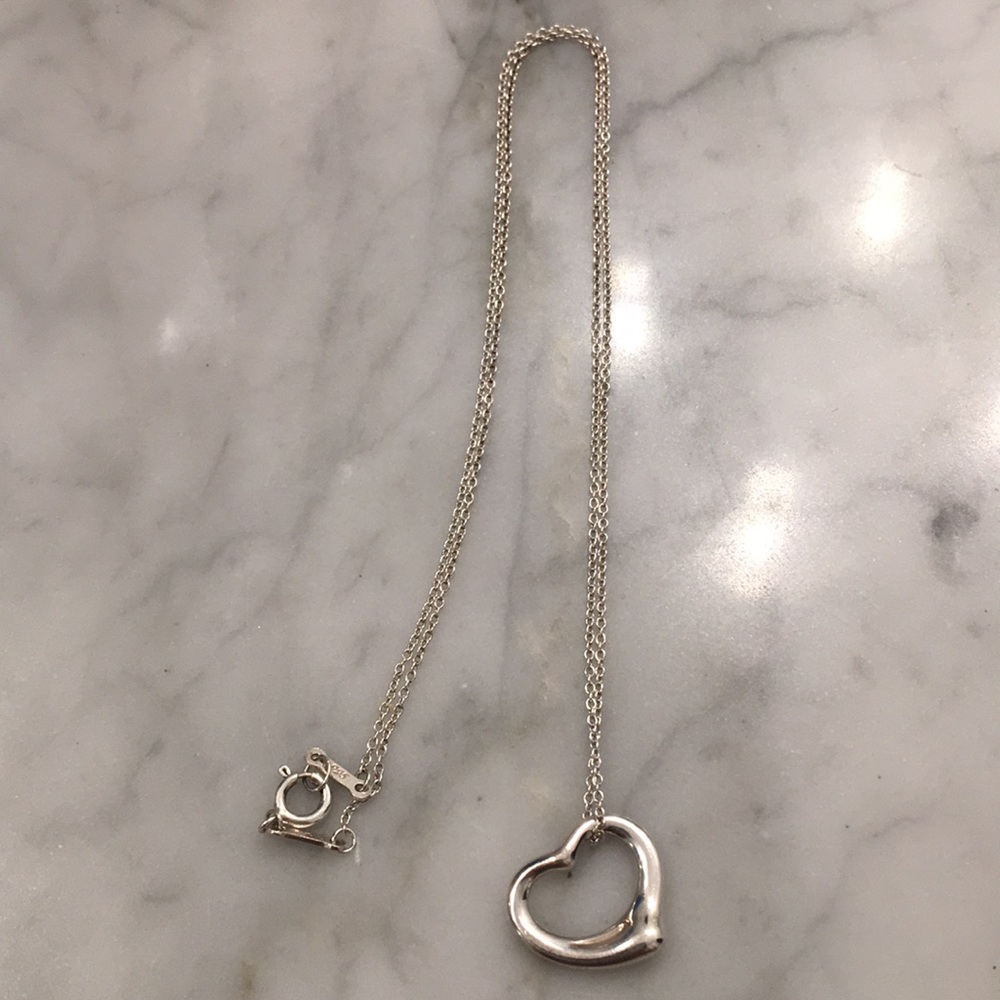 Tiffany & Co Elsa Peretti Open Heart Necklace